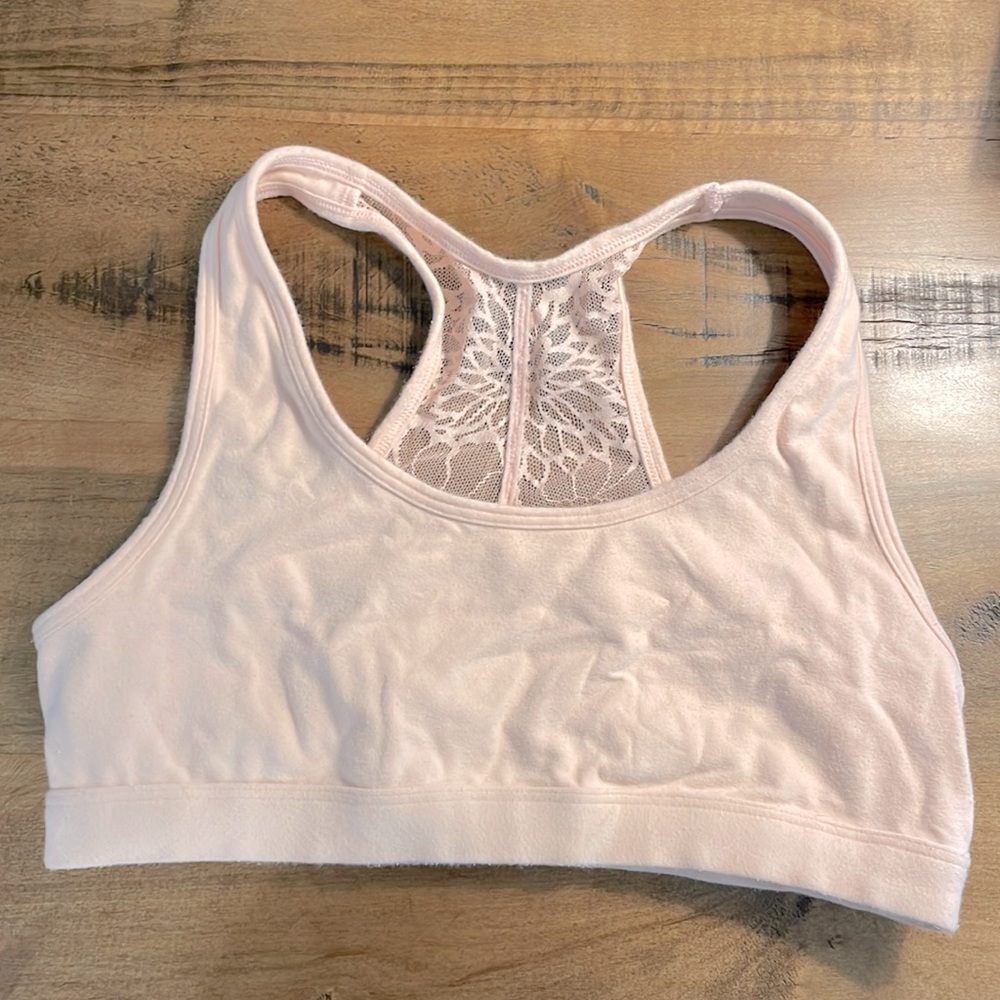 Victoria’s Secret PINK Lace Racerback Sport Bra